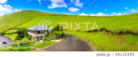 鬼岳園地　五島列島　福江島　パノラマ　【長崎県五島市】 58110395