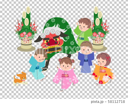 新年的孩子 58112718