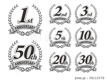 周年記念マークのイラスト素材 周年記念マークのイラスト素材