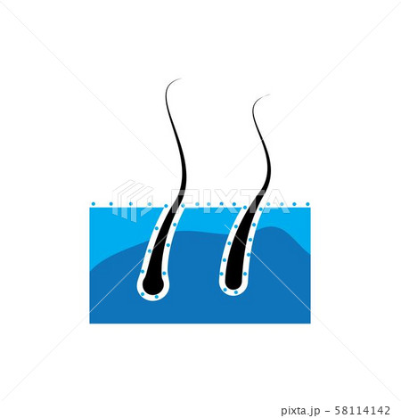 hair icon Vector Illustration design Logo hair icon Vector Illustration design Logo 58114142