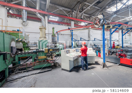 production of aluminum profiles for windows and production of aluminum profiles for windows and 58114609