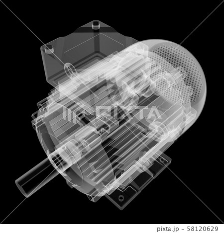 Electric motor X-Ray style Electric motor X-Ray style 58120629