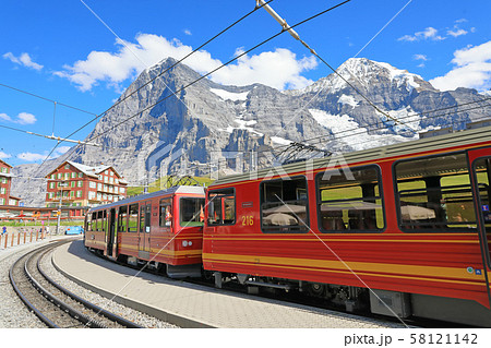スイス、クライネシャイデック駅 スイス、クライネシャイデック駅 58121142