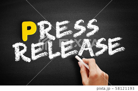 Press Release text on blackboard 58121193