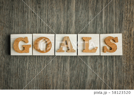 Goals concept key for success in business. Goals concept key for success in business. 58123520