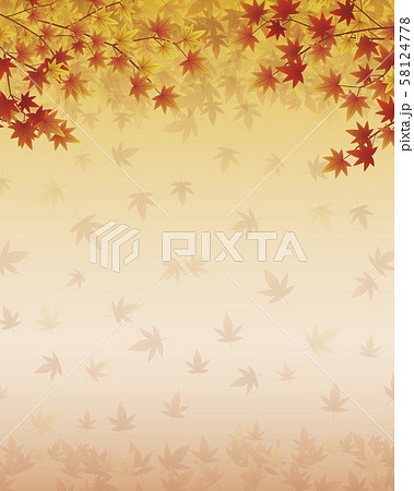 紅葉風景のイラスト素材