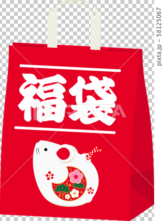Material for new year's cards lucky bag 2020 58125067