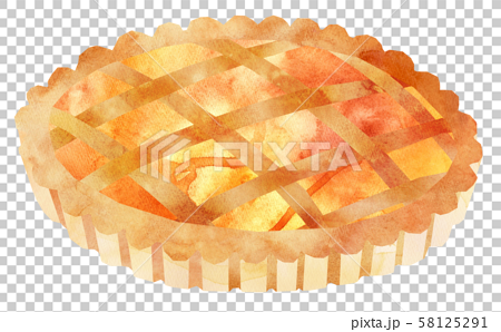 アップルパイのイラスト素材