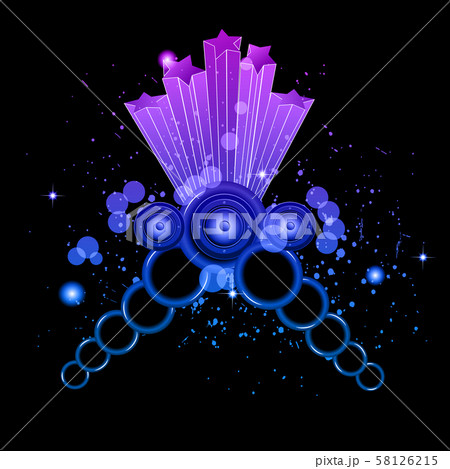 Disco club flyer. 58126215