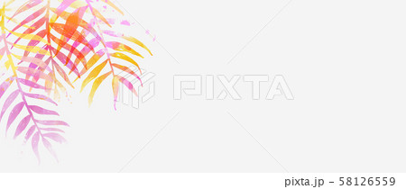 Tropical abstract background with palm leaves Tropical abstract background with palm leaves 58126559