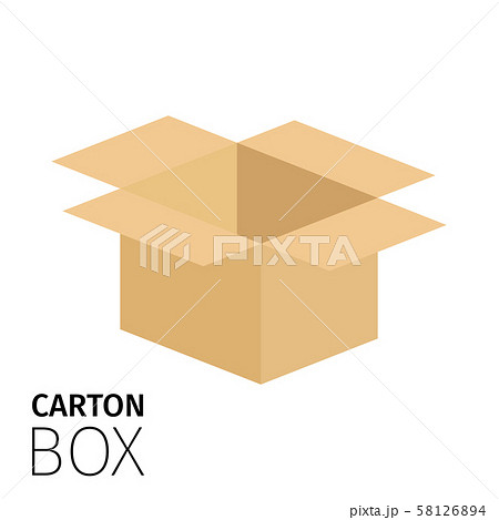 Carton opened square box pack 58126894