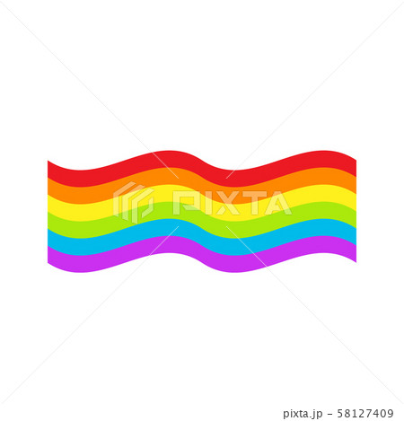 LGBT rainbow symbol icon. Gay pride, vector illustration. LGBT rainbow symbol icon. Gay pride, vector illustration. 58127409