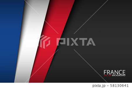 Modern background with French colors 58130641