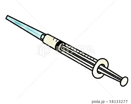 注射器-水彩 注射器-水彩 58133277
