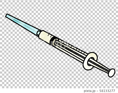 注射器-水彩 注射器-水彩 58133277