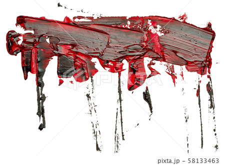 Red and black with long smudges hand drawn vector 58133463