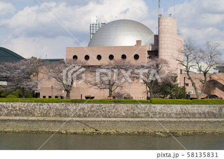 太田川から眺めたこども科学博物館 58135831
