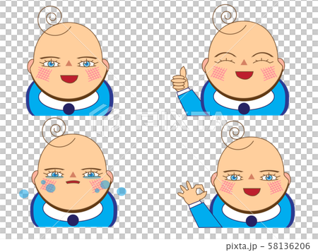 Baby facial expression 2 Baby facial expression 2 58136206