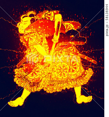 浮世絵　武士　その19　サイバー 58136944