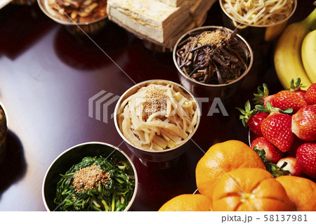 韓国　旧正月の料理 58137981