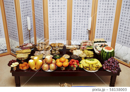 韓国 旧正月の料理 韓国 旧正月の料理 58138003