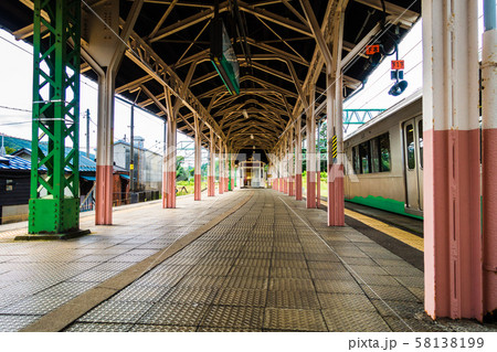 ホーム上屋：えちごトキめき鉄道：二本木駅　　　　　上越市中郷区 58138199