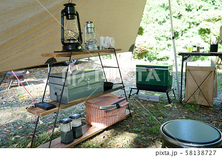 キャンプ　サイト 58138727