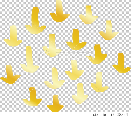 Arrow golden golden hand drawn cute rough doodle Arrow golden golden hand drawn cute rough doodle 58138834