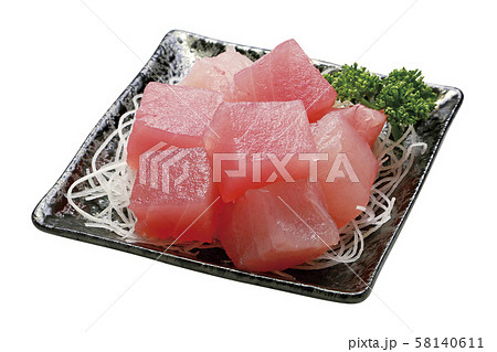 ビンチョウマグロ角切り05（パス付） 58140611