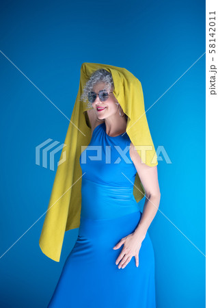 Mature experienced female photo model promoting clothes Mature experienced female photo model promoting clothes 58142011