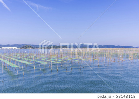 松島湾の海苔養殖 58143118