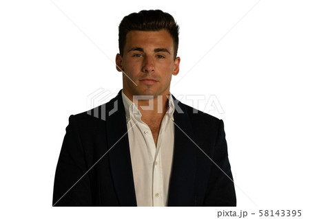 Young businessman looking to camera 58143395