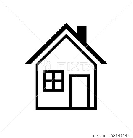 House icon Vector simple flat logo symbol 58144145