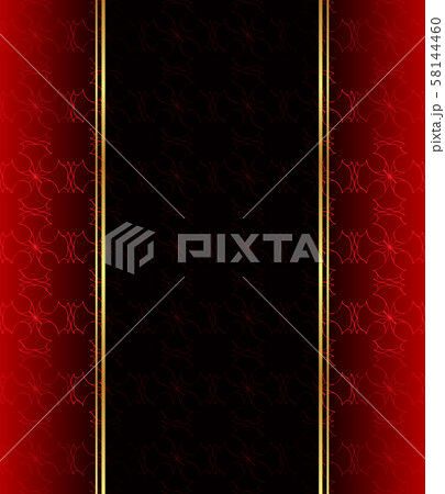 Elegant wallpaper with golden fine decoration 58144460
