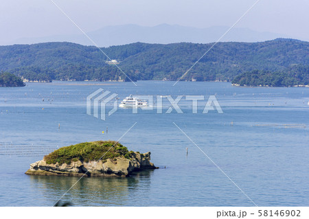 宮城 松島湾浦戸諸島の桂島 58146902