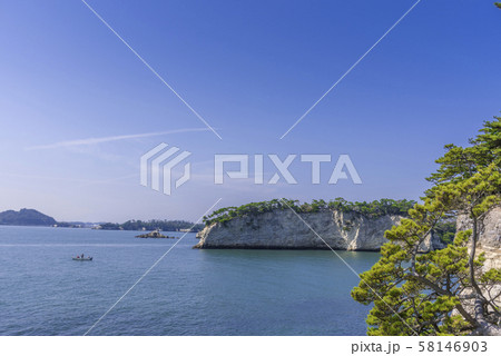 宮城 松島湾浦戸諸島の桂島 58146903