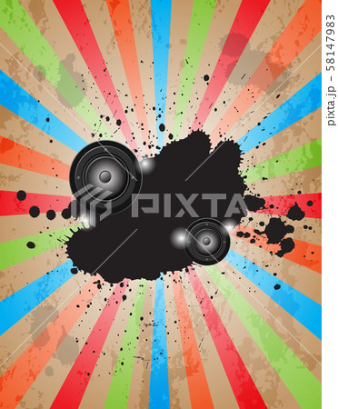 Disco club flyer. 58147983