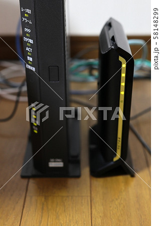 モデムイメージ ルーターイメージ ONUイメージ モデムイメージ ルーターイメージ ONUイメージ 58148299