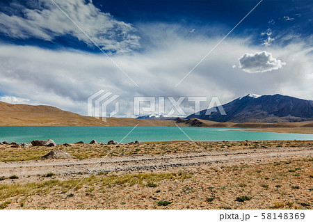 Himalayan lake Kyagar Tso, Ladakh, India 58148369