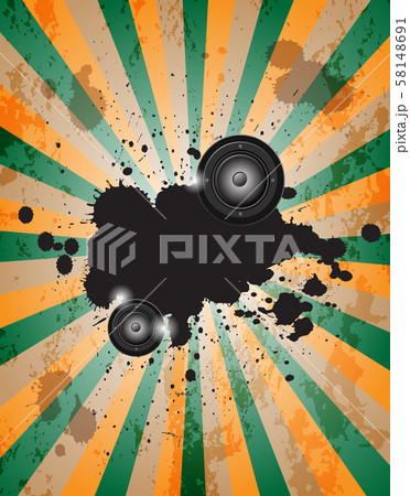 Disco club flyer. 58148691