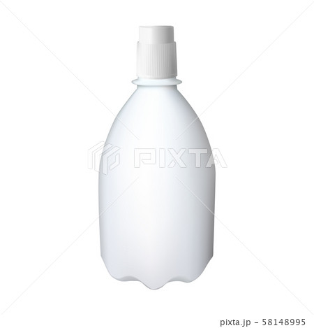 White plastic bottle. 58148995