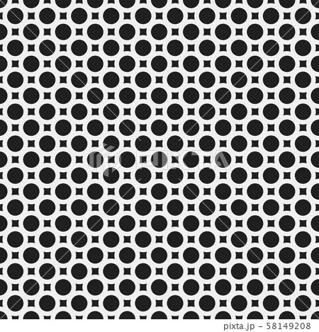 Black Abstract Background with Circles 58149208