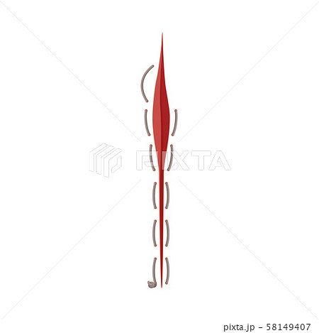 Image Of Almost Locked Stitch For Wound, Medical Vector Concept Image Of Almost Locked Stitch For Wound, Medical Vector Concept 58149407