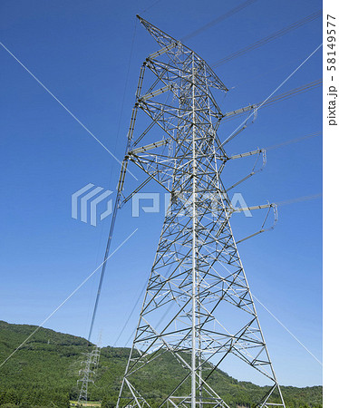 鉄塔 電気 ライフライン 鉄塔 電気 ライフライン 58149577