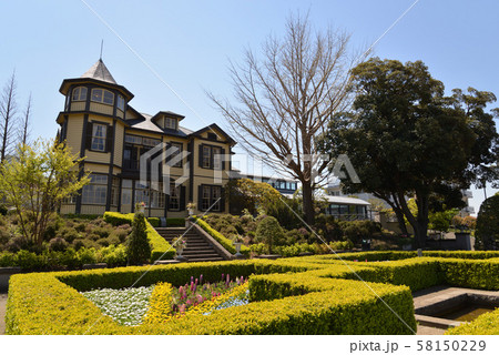 横浜市 外交官の家の写真素材