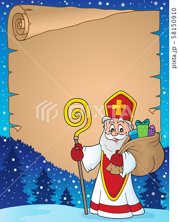 Saint Nicholas topic parchment 7 58150910