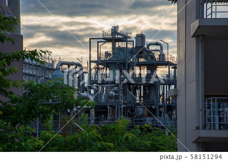 下水処理場の風景 下水処理場の風景 58151294