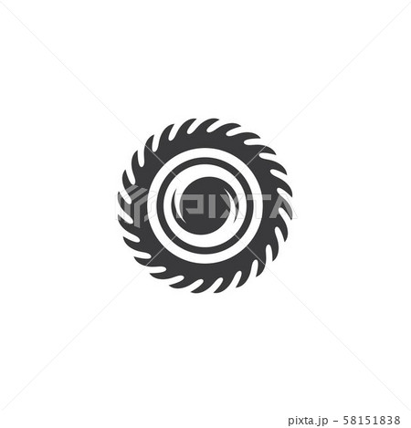 Industrial saw vector illustration icon Industrial saw vector illustration icon 58151838