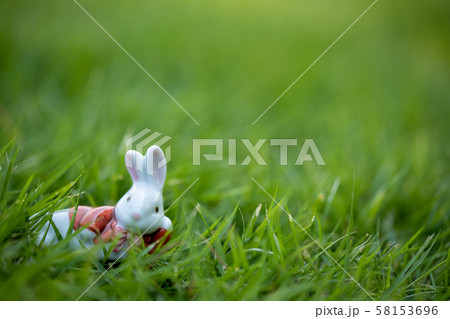 陶器のうさぎ 58153696