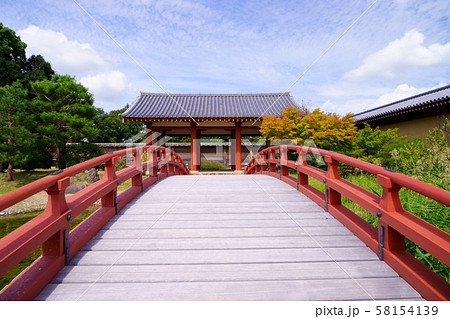 奈良・平城京・東院庭園の和橋７ 58154139
